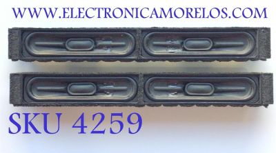 KIT DE BOCINAS PARA TV LG ( 2 PZ ) / NUMERO DE PARTE EAB62088401 / 8Ω / 10W MAX 14W / K.TONE 132A4 / PANEL LC470EUF (SD)(F1) / MODELO 47LV5500-UA.AUSYLJR
